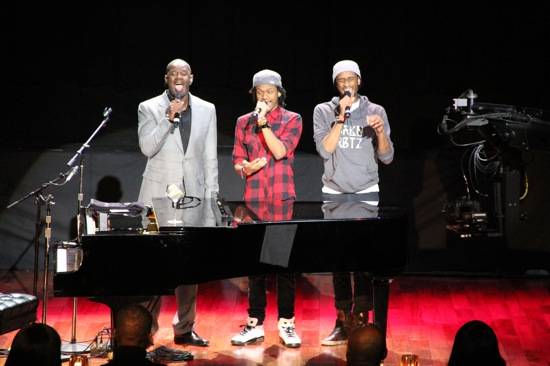 Brian mcknight and sons in concert