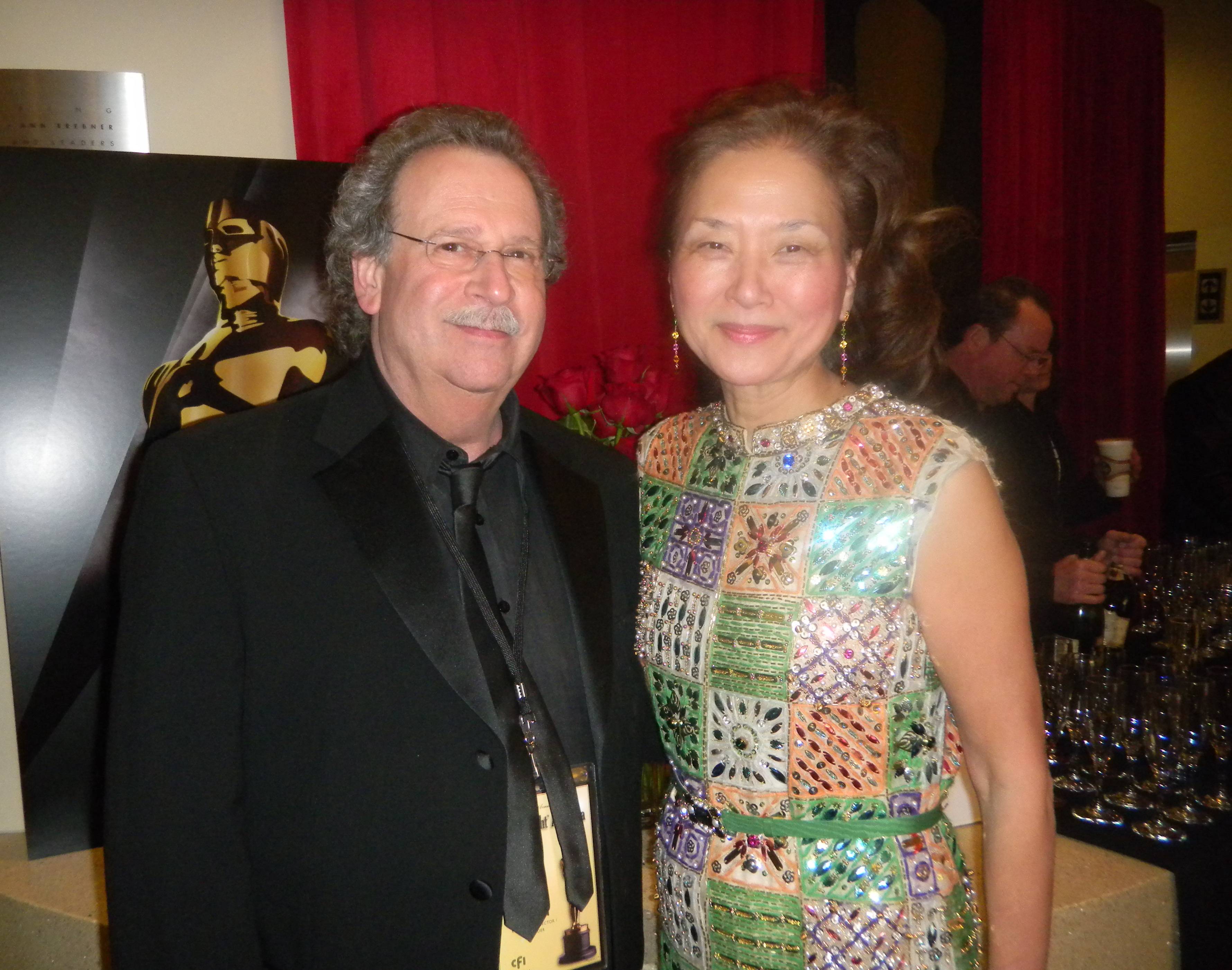 Olivia with Mark Fishkin, founder of CFI and Mill Valley Film Festival