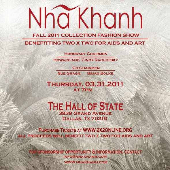 Nhã Khanh Fall 2011 Fashion Show at the Hall of State