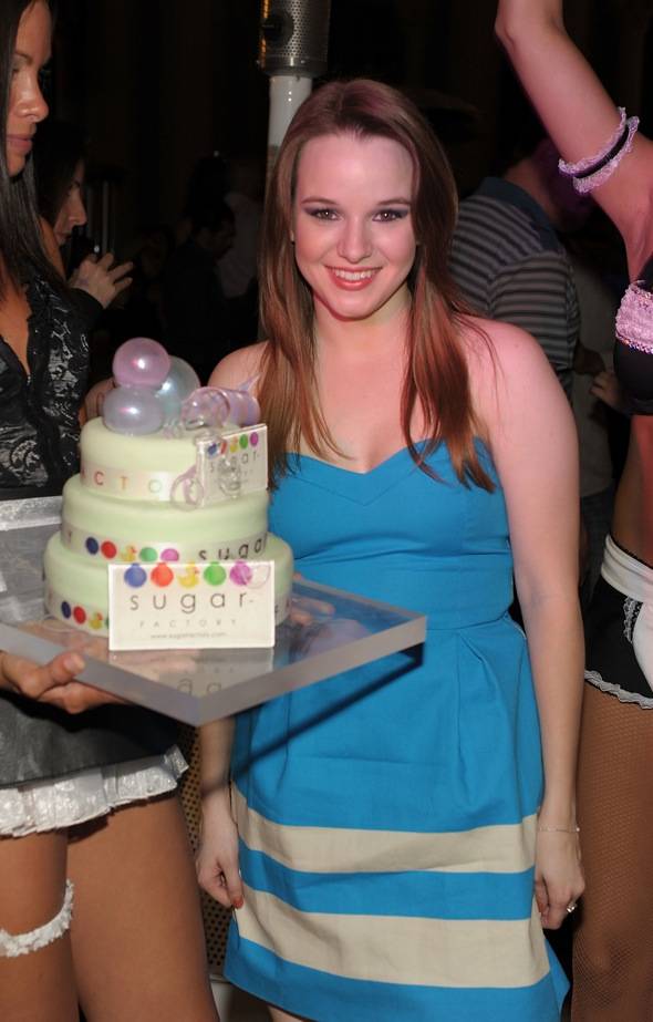 Kay Panabaker celebrates her 21st birthday at Chateau