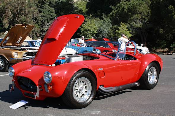 The American Sports Car class was won by this 1967 Shelby Cobra 427 owned by