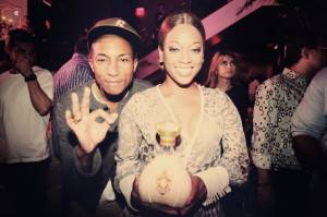 Pharrell And Trina Celebrate The Launch Of QREAM WITH A Q In Miami_By Diana Levine