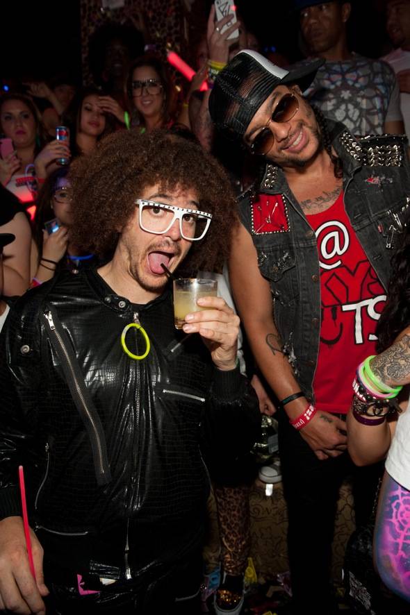 Redfoo and SkyBlu at Tao