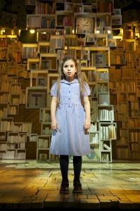 Cleo Demetriou as Matilda in Matilda The Musical. Photo by Manuel Harlan. 11.3-0737