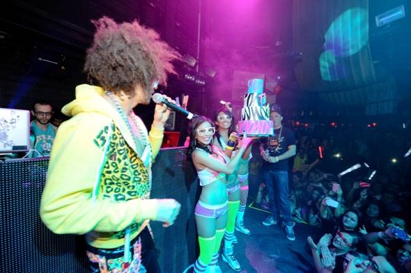 Haute Event Redfoo and the Party Rock Crew Celebrate Their Final Event of