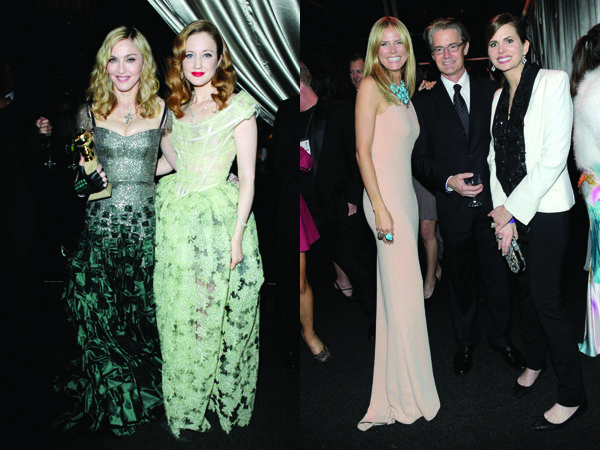 MADONNA AND ANDREA RISEBOROUGH & HEIDI KLUM KYLE MACLACHLAN DESIREE GRUBER