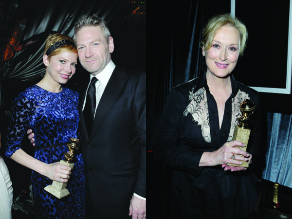 MICHELLE WILLIAMS AND KENNETH BRANAGH & MERYL STREEP