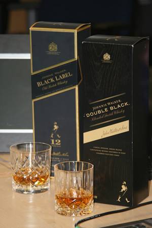 A particularly intense variant of Johnnie Walker Black label has been