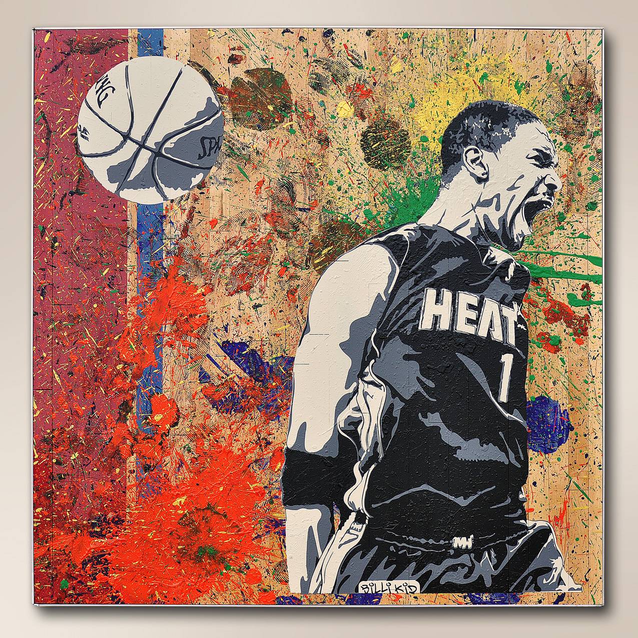 “Art of Basketball” Celebrates Heat Championship with Exhibit for Art