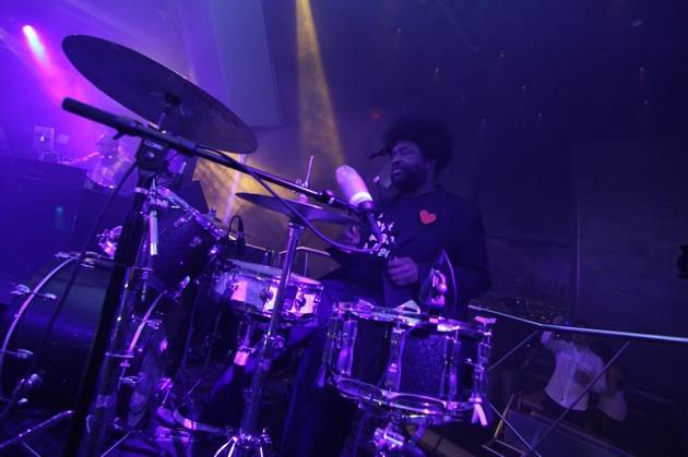 Questlove of The Roots with DJ Jazzy Jeff at Moon Nightclub in Palms Casino Resort credit Joe Fury