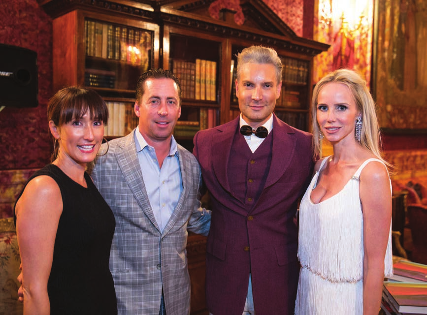 Kathryn Freeman, Bill Freeman, Cameron Silver, Vanessa Getty