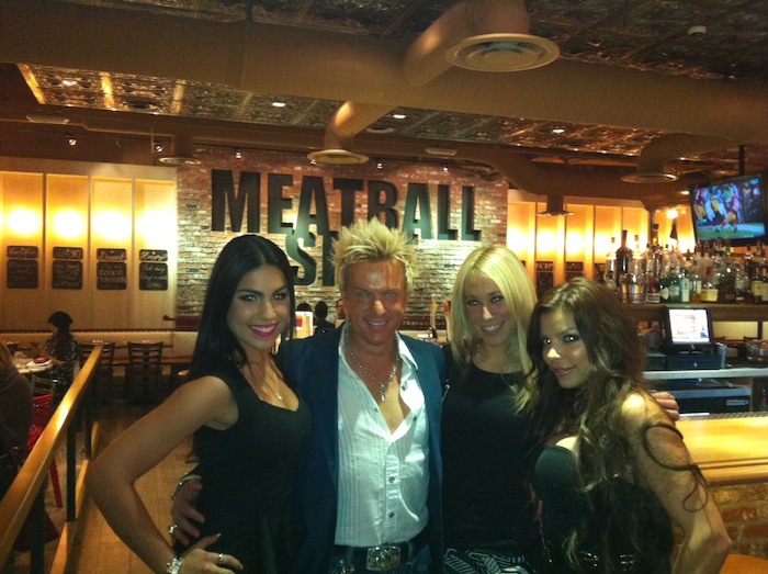 Christina Amato, Chris Phillips, Lydia Ansel and Nieve Malandra at Meatball Spot .