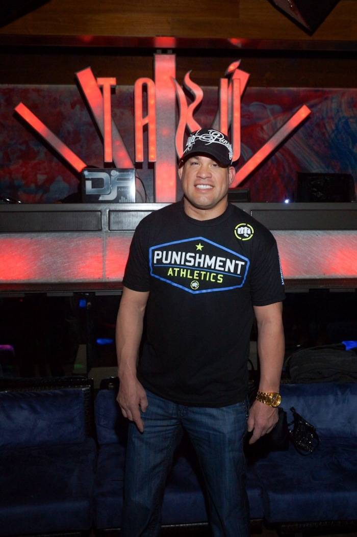 Tito Ortiz inside Tabu. Photos: Cashman Photos 