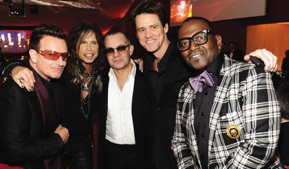 Bono, Steven Tyler, Bernie Taupin, Jim Carrey + Randy Jackson