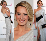 I felt amazing in classic Hollywood inspired Ralph and Russo dress. Ferragamo shoes/clutch gave a great final touch! –Petra Nemcova