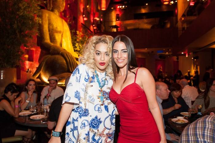Rita Ora and Jessica Lowndes at Tao. Photos: Brenton Ho/Powers Imagery 