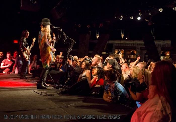 Orianthi plays for a packed house in Vinyl.