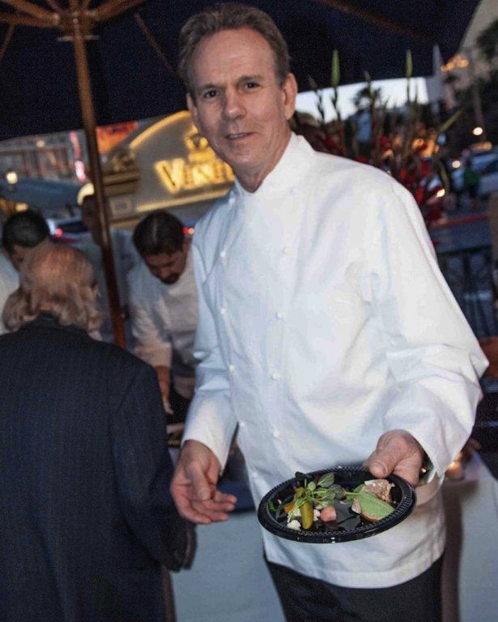 Chef Keller serving Bouchon's Pâté de Campagne at UNLVino's Bubble-Licious.Photos: © Tom Donoghue/Tom Donoghue Photography 