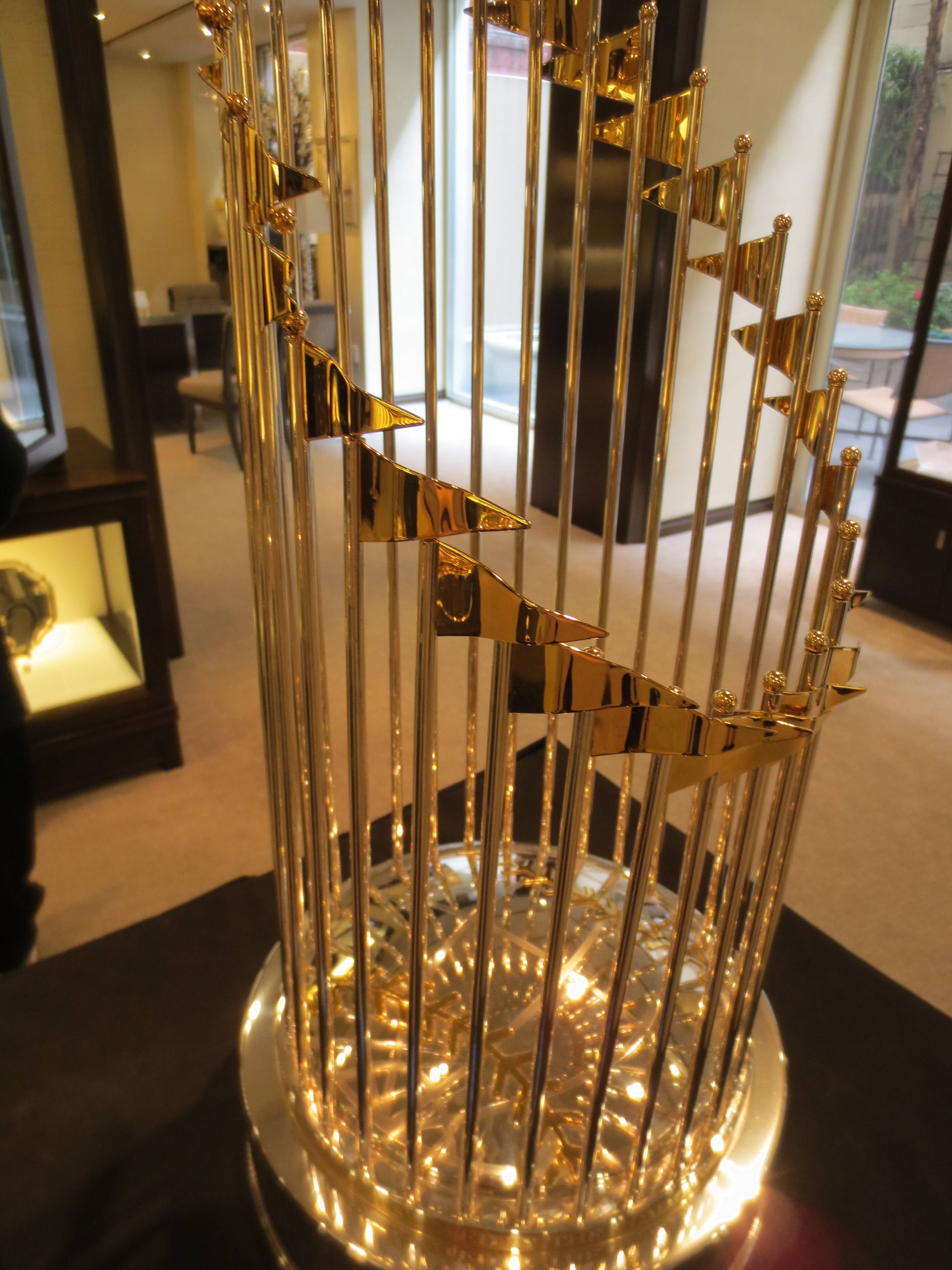 2012 San Francisco Giants World Series Trophy at Tiffany & Co. 