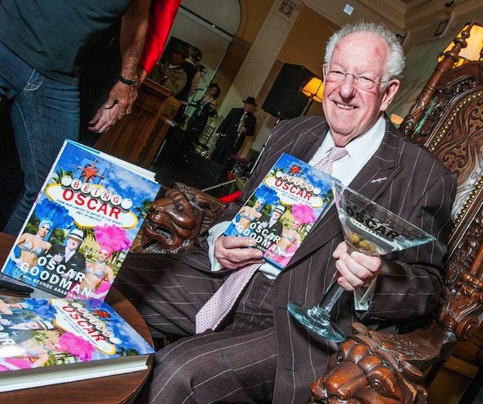 Oscar Goodman at the Mob Museum for his book launch. Photo: Tom Donoghue 