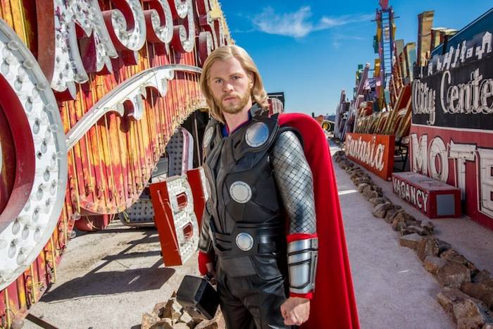 Thor in the Neon Boneyard. Photos: Erik Kabik/Retna 