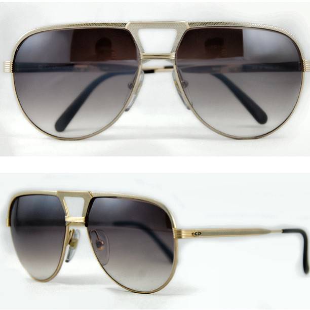 vintage dior gold rolled aviators487833_348826468559596_1581330310_n