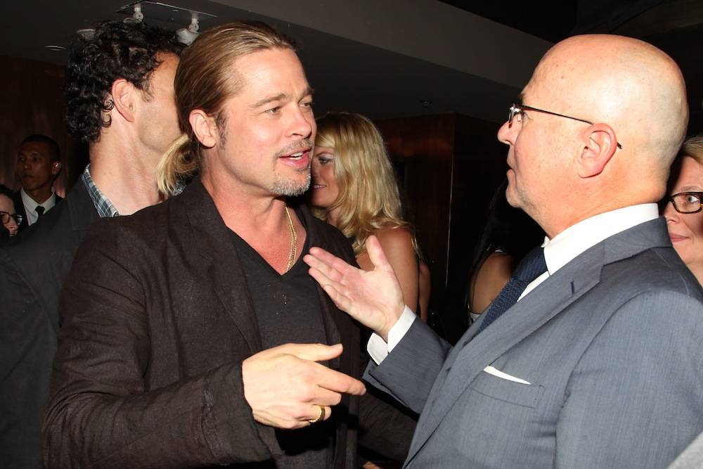 Brad Pitt and David Granger 