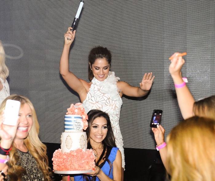 Cheryl Cole celebrates her 30th birthday at Hakkasan. Photos: Brenton Ho/Powers Imagery LLC 