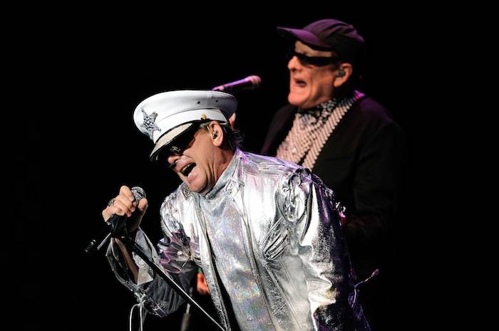 Singer Robin Zander, left, and guitarist Rick Nielsen of Cheap Trick perform at The Pearl. Photos: David Becker/WireImage 