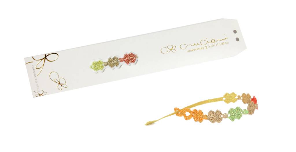 Cruciani C - braccialetto quadrifoglio anniversary