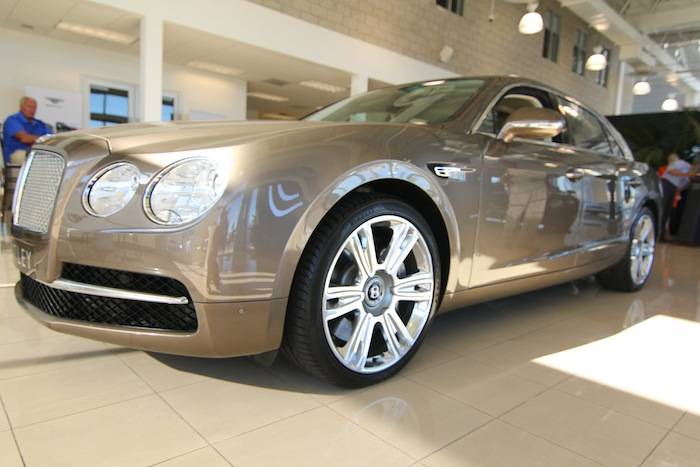 The all-new Bentley Flying Spur on display at Towbin Motorcars. Photos: Jeff Ragazzo 