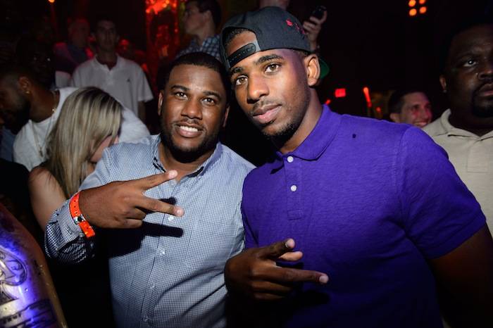Chris Paul with his brother CJ at Tao. Photos: Al Powers/Powers Imagery 