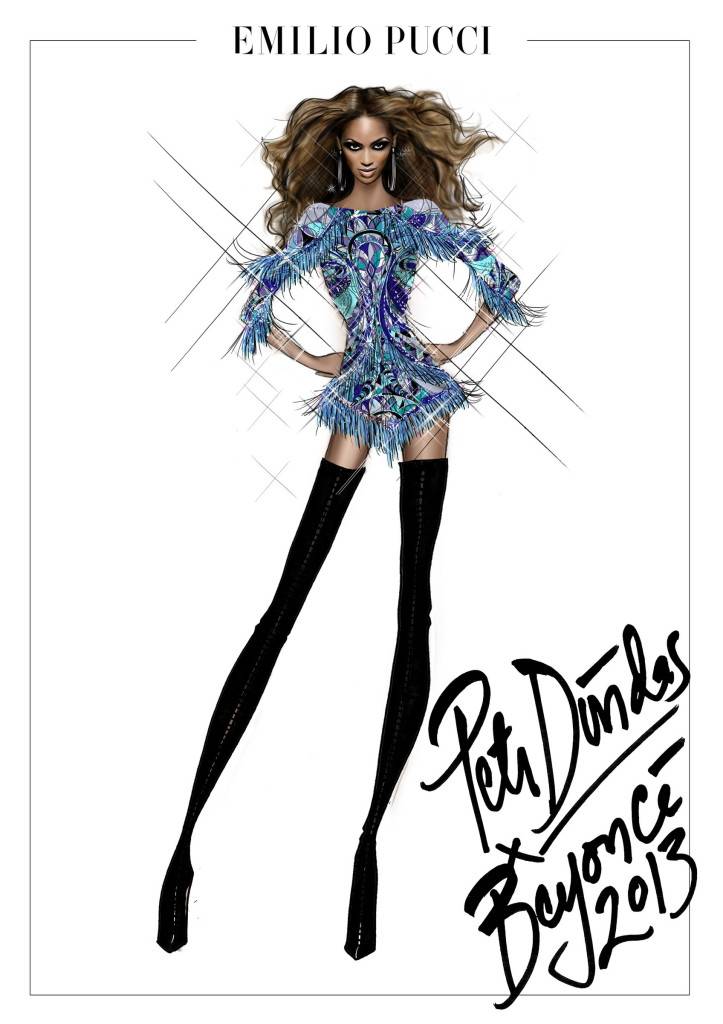 Peter Dundas x Beyoncé 'Mrs Carter Show' Tour_fringe