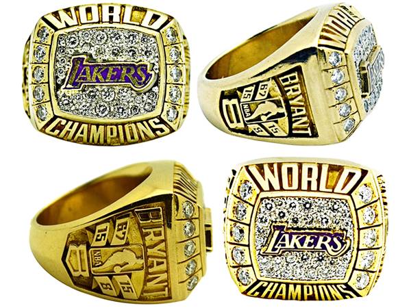 Kobe Bryant’s Championship Rings Sell for 282,000 at Auction