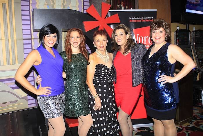 The D*Word-A Musical cast with show creator, Jeanie Linders. Photos: Ron Koch 