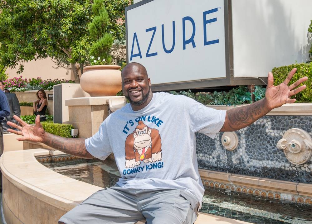 Shaquille O'Neal at Azure Pool.