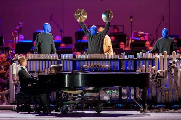 Blue Man Group at the Hollywood Bowl. Photos: Christopher Polk/Getty Images 