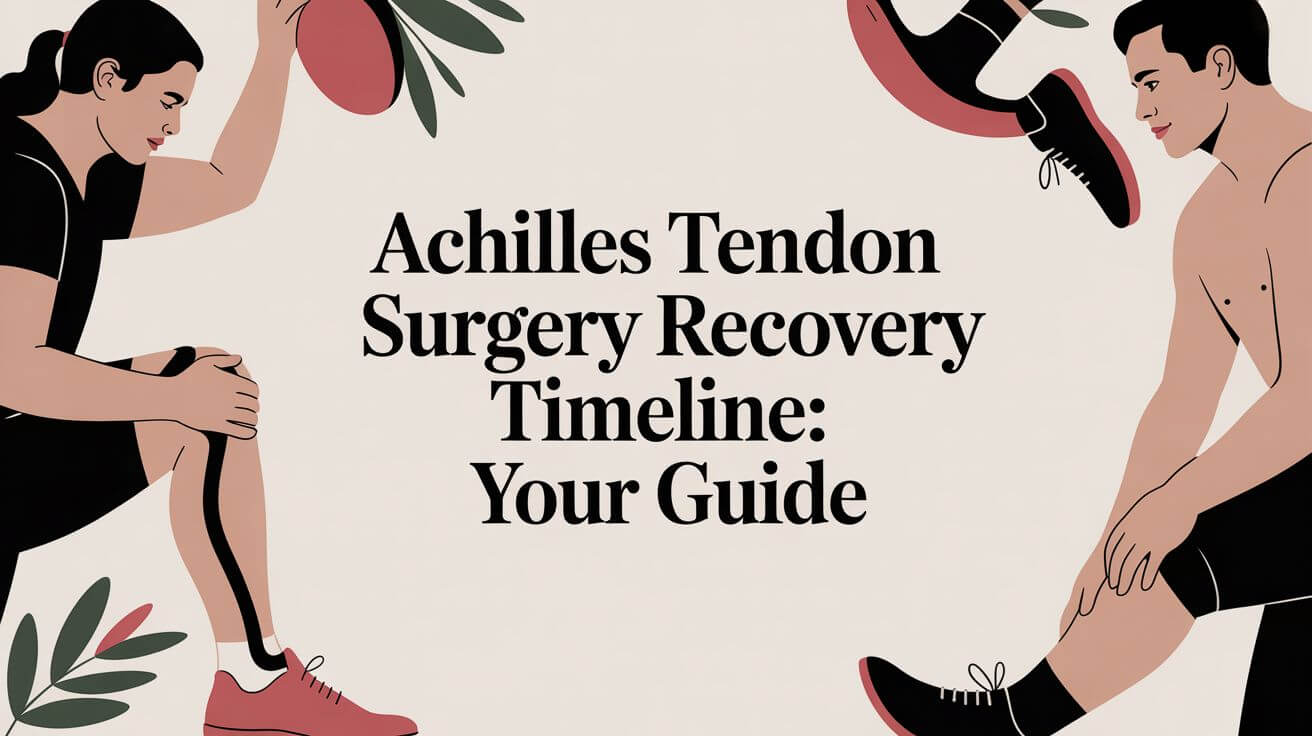 achilles tendon surgery recovery timeline