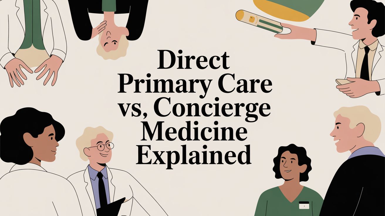 direct primary care vs concierge medicine
