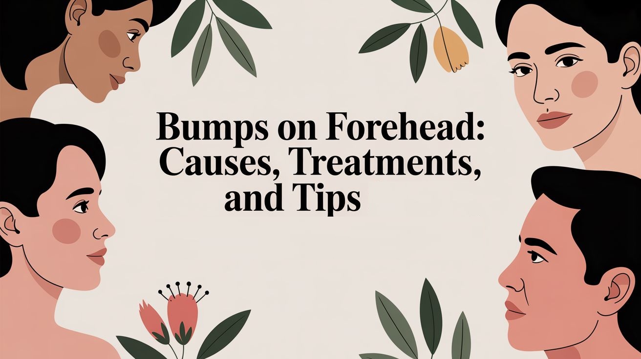 bumps in forehead
