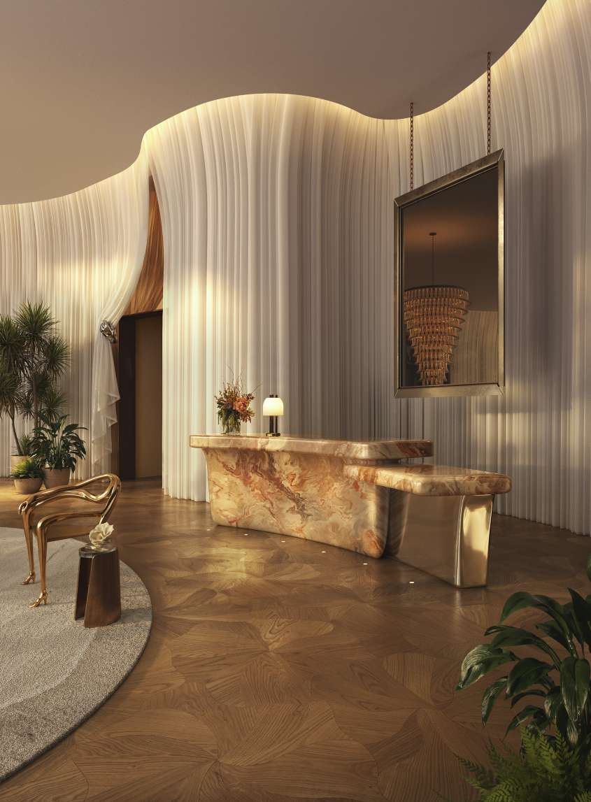 Delano Residences & Hotel Miami architectural design detail