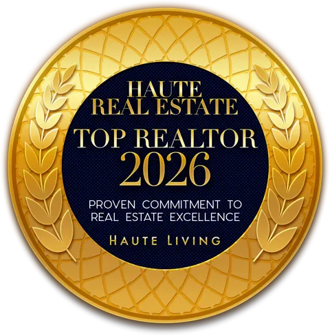 Haute Living Top Real Estate Agent 2026 badge