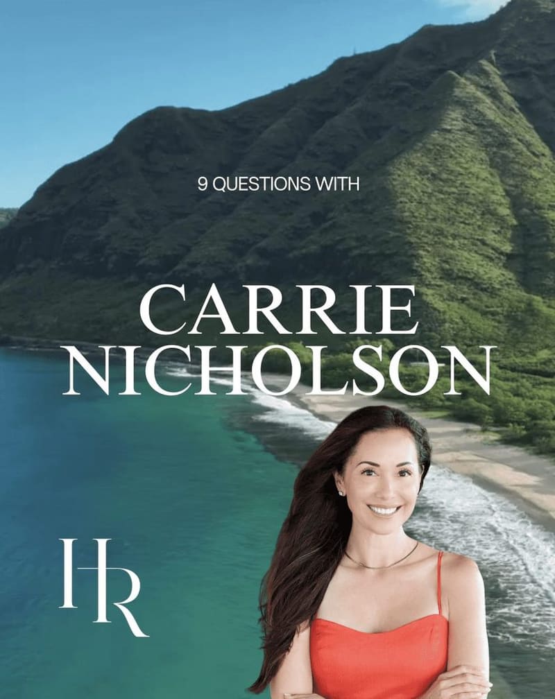 Haute Residence Network Presents 9 Questions with Carrie Nicholson