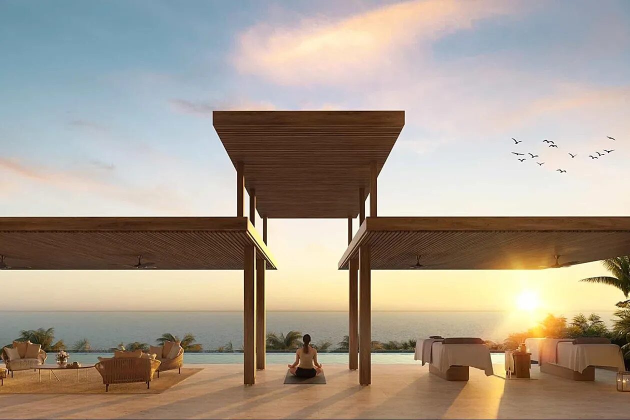 Mandarin Oriental Residences, Grand Cayman architectural design detail