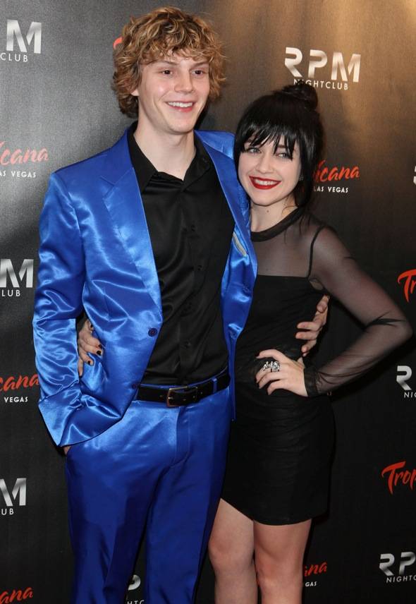 Evan Peters and Alexia Quinn. 