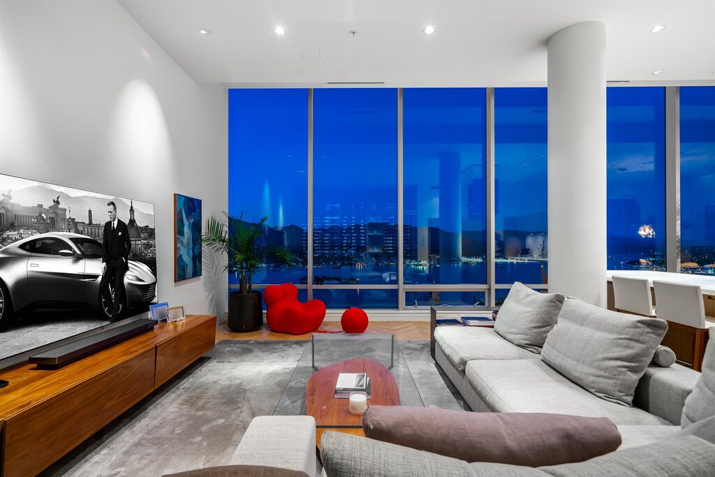 a luxurious penthouse in vancouver