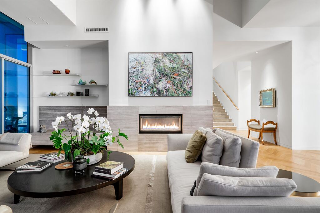 a luxurious penthouse in vancouver