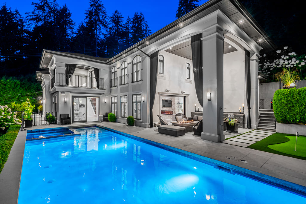 a magnificent panoramic ocean view villa in west vancouver